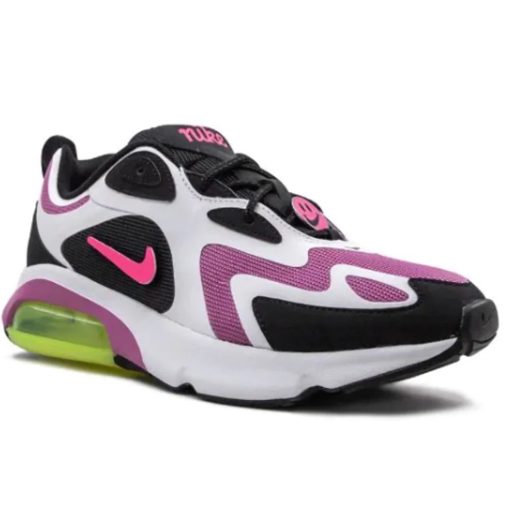 NWT NIKE WMNS AIR MAX 200 ( Black, pink and white) size 8.5